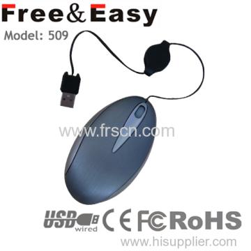 Flat Wired Optical Mouse 