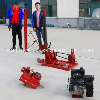 QZ-3 diesel engine sampling drilling rig / portable small size sampling drilling rig and core & soil sampling drill machine