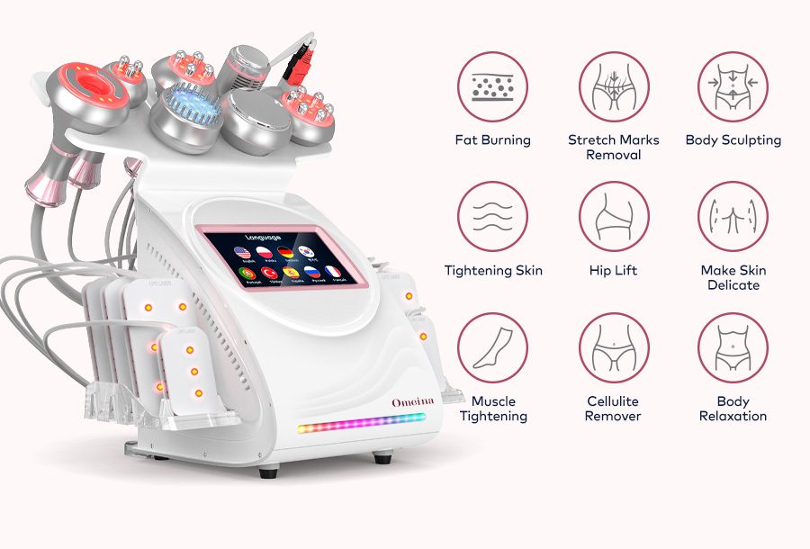 Omeina cavitation machine with laser lipo