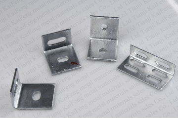 Galvanized steel channel connection