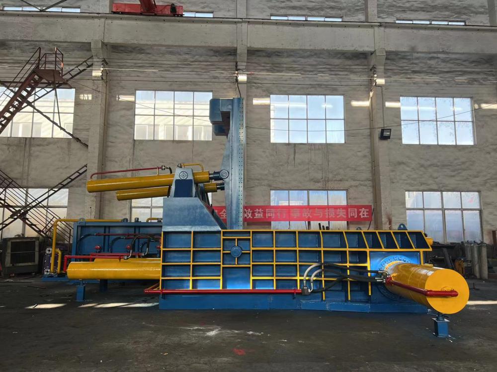 Automotive Metal Sheets Scrap Compactor Baler Machine