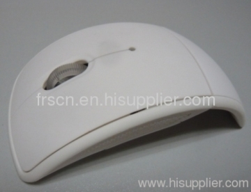 White/black Oem Colors Slim Wireless Folding Mouse 