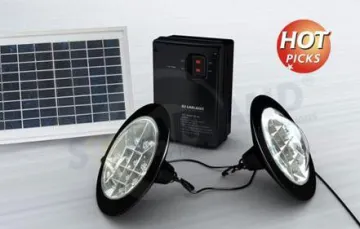 5w Led Dc Solar Panel Home Lighting Kits System With Controller For Home