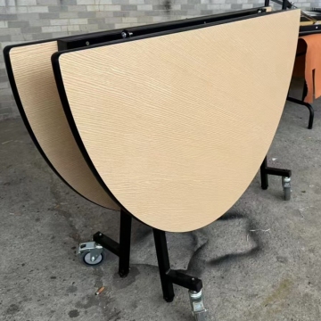 Wholesale Movable Folding Banquet Tables with Wheels for Weddings and Events