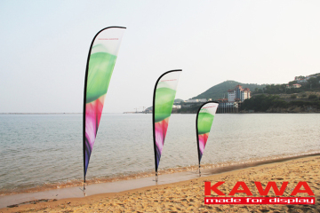 Top Customized Flying Banner/Many Bases Available/Digital Printing