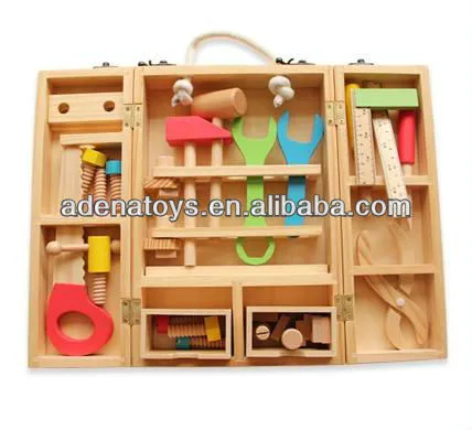 Wooden kids Assembling toys Tool Set Chair self assembly toy