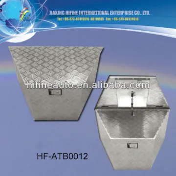 upright aluminium tool box