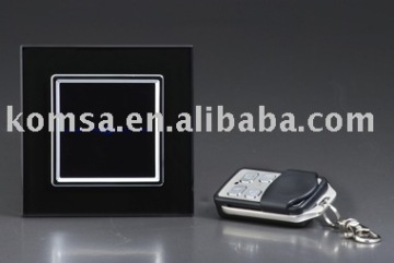 Intelligent switch with touch panel and remote control