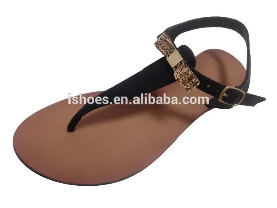 wholesale new design elegant bow ladies flat sandals