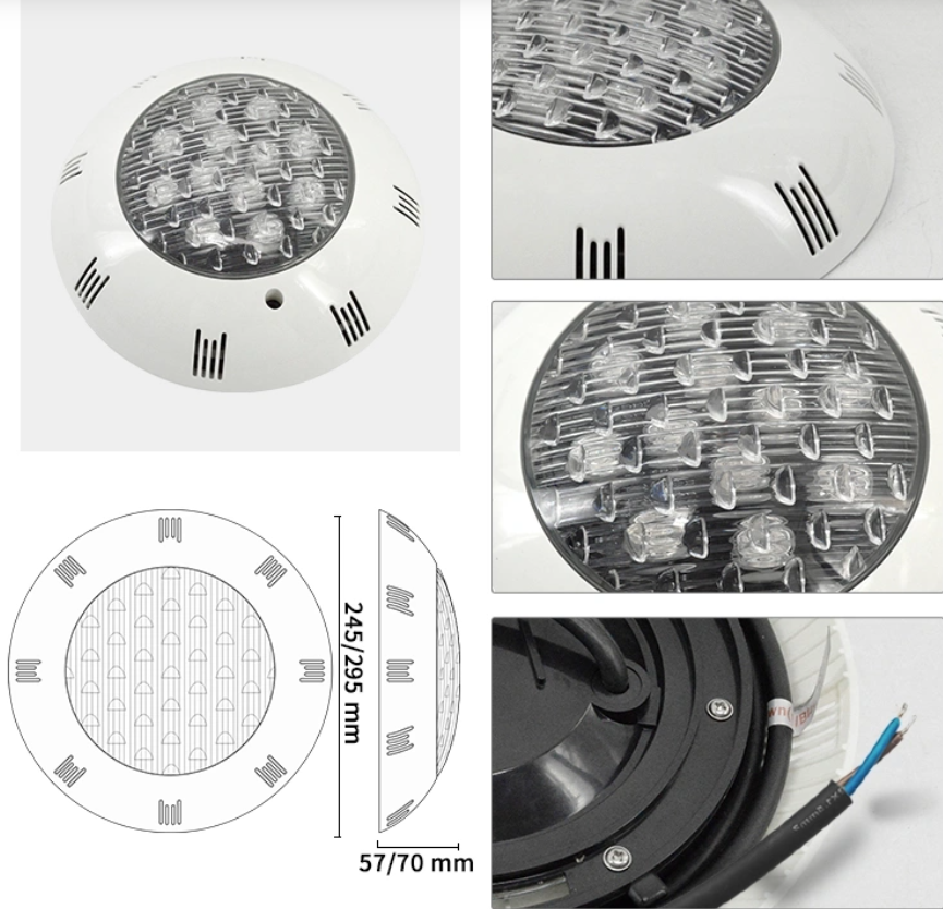 Luz de piscina LED de natación IP68 impermeable