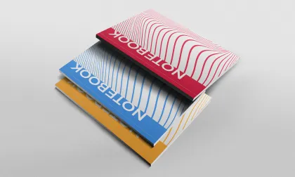 Custom notebooks with logo