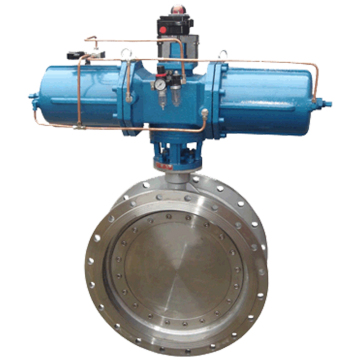 Energy-Saving, Anti-Corrosive Stainless Steel Double Eccentric Butterfly Valve: ZHTV DN40~400 Double Flange Series