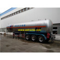 3 Axles 58000L Propane Usafirishaji wa nusu-trailers