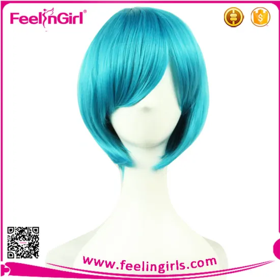 Fashionable U Part Front Lace Short Wig Cosplay Wholesale                        
                                                Quality Choice