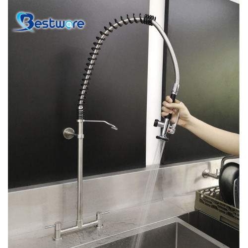 Kitchen Faucet With Pull Out Powerful Spray