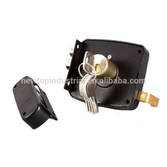 Hot product french style safe and reliable brass rim door handle lock