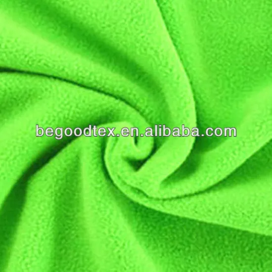 Permanent FR polar fleece fabric