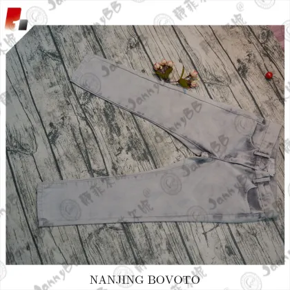 girls jeans Slim light-colored straight jeans