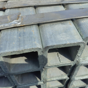 Tubo quadrado galvanizado em aço carbono mergulhado quente