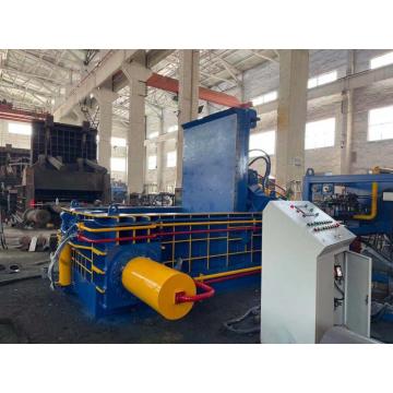 Horizontal Steel Shavings Scraps Waste Metal Baler