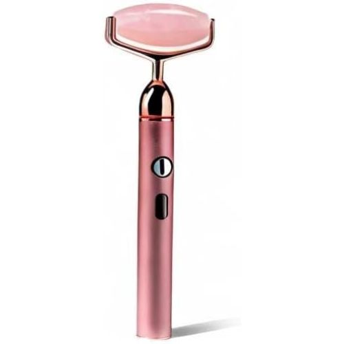 Vibrating Rose Quartz facial Roller