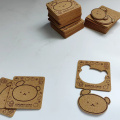 Coasters de cortiça destacáveis ​​para bebidas com copos de espessura