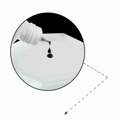 Jade Stone Glue Pallet Holder for Eyelash Extensions