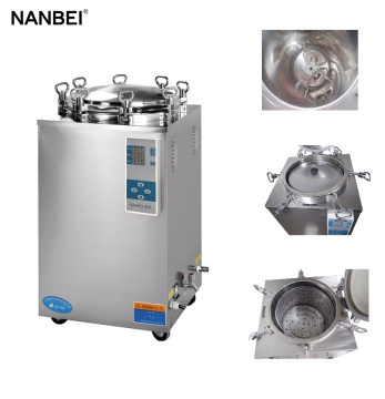 100L Industrial Food Steam Sterilizer Vertical Autoclave