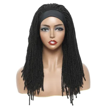 Long dreads Locks Afro pre loop Crochet Box Braids  Synthetic Hair for Women Faux locs dreadlocks Hair Wigs For Black Women