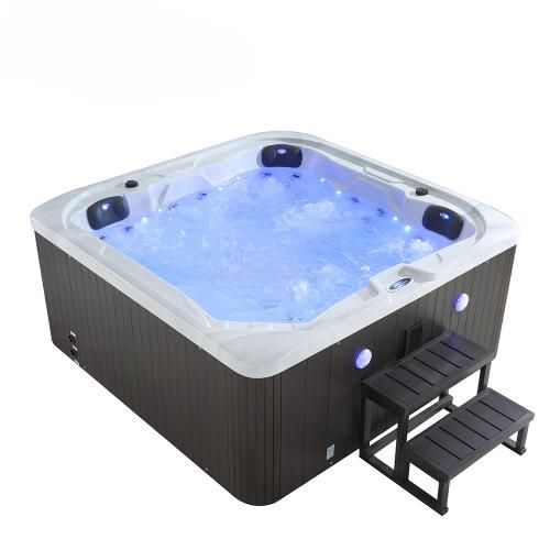 Piscina de ejercicio con bañera de hidromasaje de 6 personas Hydromassage gran bañera de hidromasaje de spa redonda