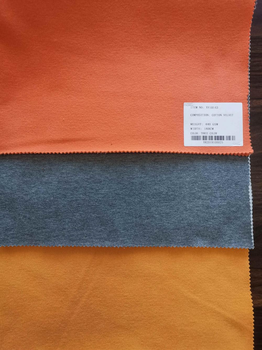 Cotton Velvet Knitting Fabrics