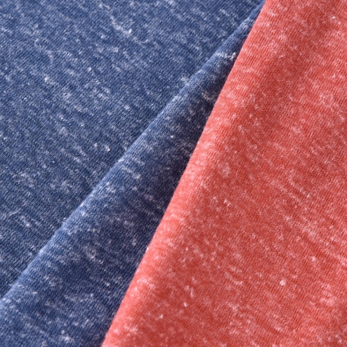 85% Polyester 15% Linen Plain Single Jersey Fabric