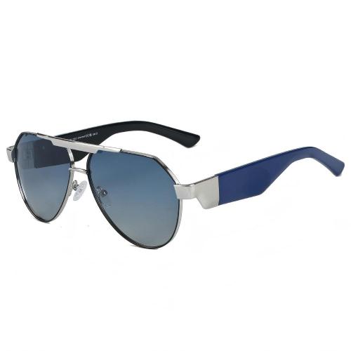Unisex Geometric Aviator Metal TAC Polarized Sunglasses