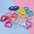 Lobster Clasp Hook Colorful Heart Shape Plastic Lobster Claw Clasp Hook Manufactory