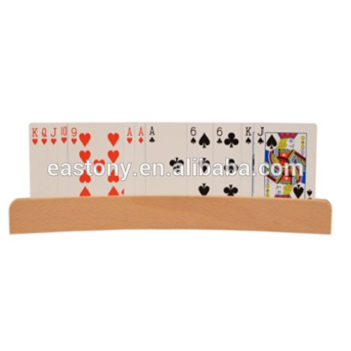 Wooden playing card holder poker holder