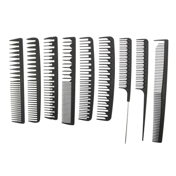 High Heat Resistant Private Label Professional Salon Barber Carbon Hair Comb for Highlight