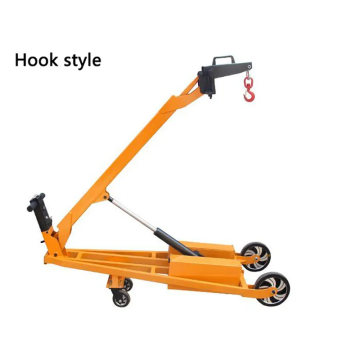 Portable 0.5 Ton Electric Pallet Battery Forklift Truck with Multi-Functional Crane Lifter