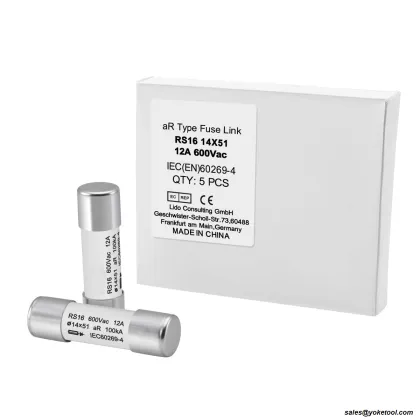 Solar RT18-125(RO17) 22 * 58mm 63A 500VAC gG Type Cylindrical Fuse Link