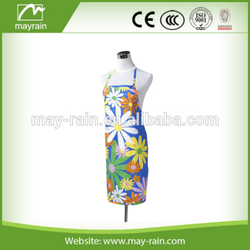 2016 waterproof blue printing fashion body aprons