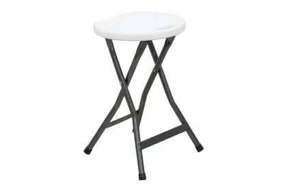 Heavy Duty Plastic Folding Stool For Living Room
