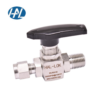 Haoliu SS316 Stainless Steel High Pressure Hydraulic Ball Valve