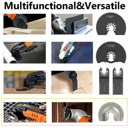 16 Pcs Oscillating Tool Saw Blades for Renovator Power Tools for Fein Multimaster Dremel Electric Tools Accessories Cutting