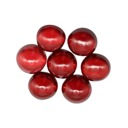 Natural Garnet Mozambique Garnet Round Plain Cabochons