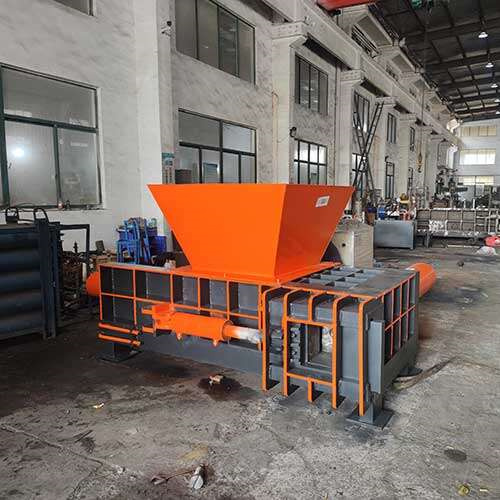 Horizontal Baler Machine For Cans Tins