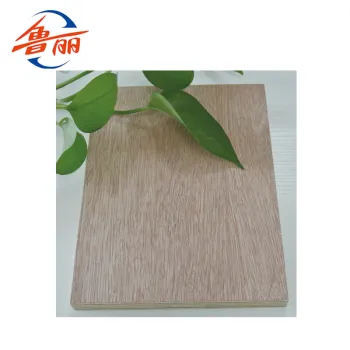 Veneer faced 1220 x 2440mm commercial plywood
