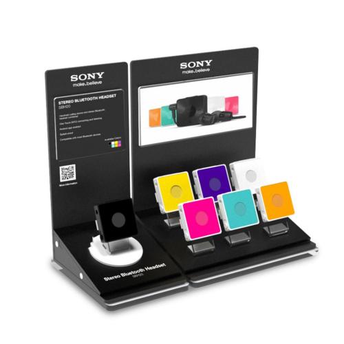 Acrylic Bluetooth Speaker earphone Display stand