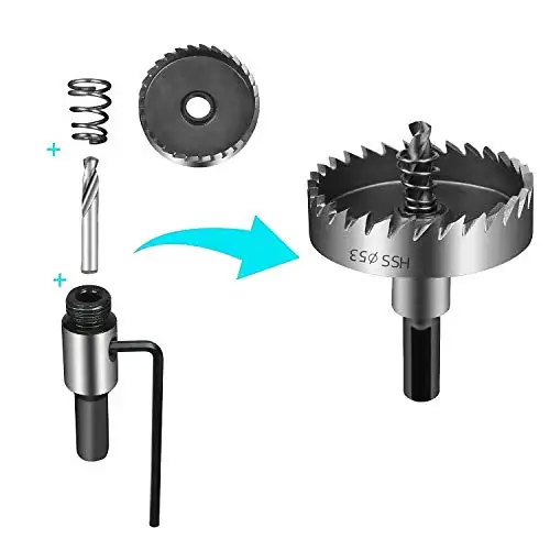 12-100mm Hss Stainless Cutting Drill Bits Hole Saw For Metal