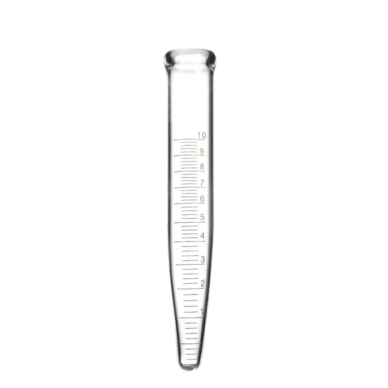 Tubos de centrífuga de fondo de vidrio de vidrio de borosilicato 50 ml