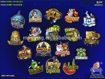 Multigame XXL 17 en 1 ranura de juego de mesa / multi del juego PCB / Juego juego de mesa / Casino tablero de juego