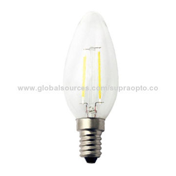 LED Filament Candle Light-(Round Design) with 360 Degrees Beam Angle